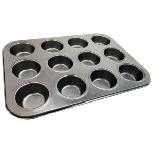 Forma para Cupcake Antiaderente Assadeira para 6 Bolinhos ou Muffins