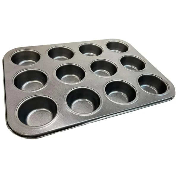 Forma para Cupcake Antiaderente Assadeira para 6 Bolinhos ou Muffins